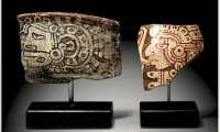 Trece piezas mayas de Guatemala son subastadas en Alemania por la casa de subastas Gerhard Hirsch Nachfolger.  (Foto Prensa Libre: Tomada de Gerhard Hirsch Nachfolger)