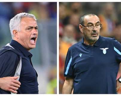 Mourinho-Sarri, dos técnicos ‘volcánicos’ se estrenan en el derbi romano