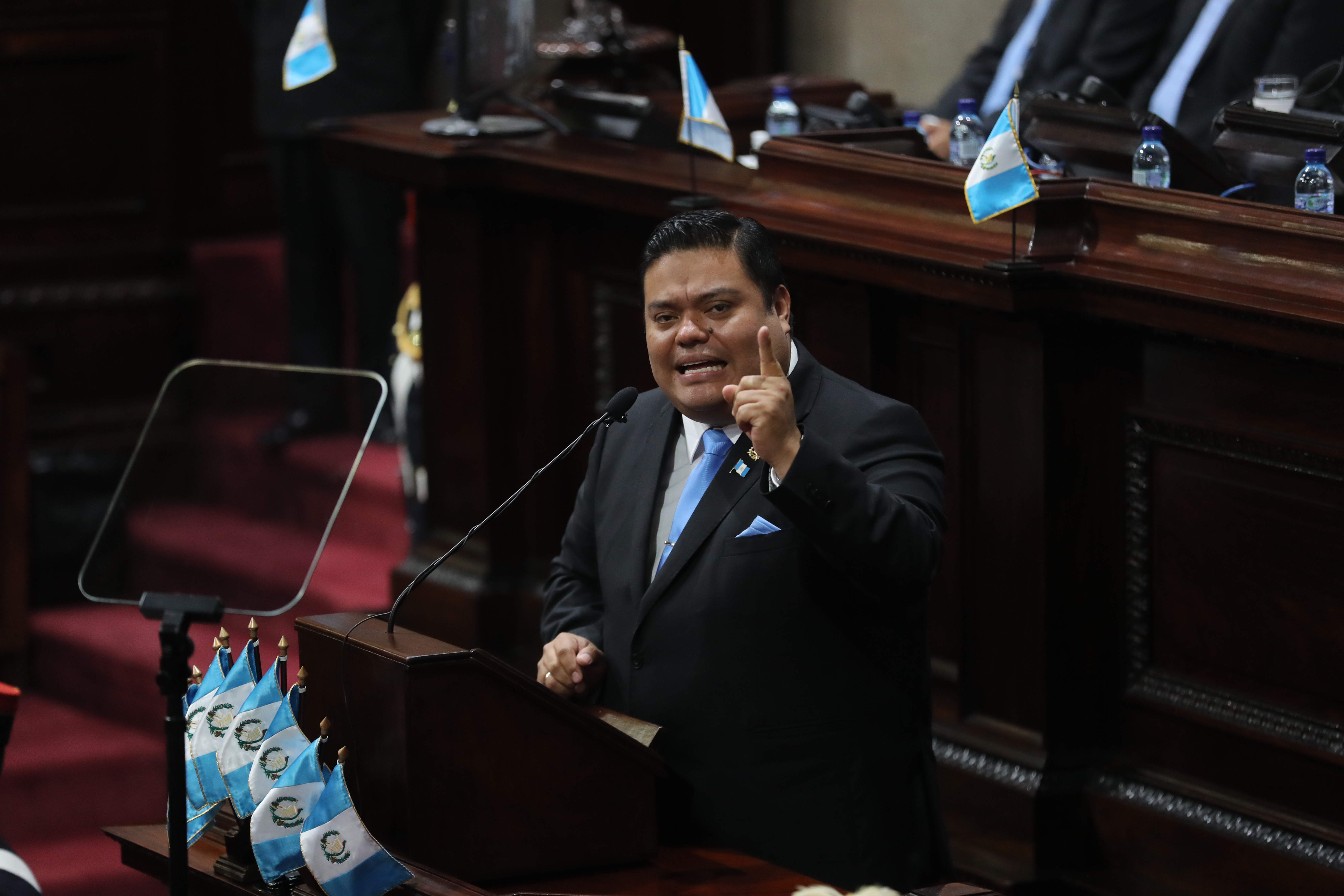 Allan Rodríguez entregará la presidencia del Congreso el próximo 14 de enero. (Foto Prensa Libre: HemerotecaPL) 