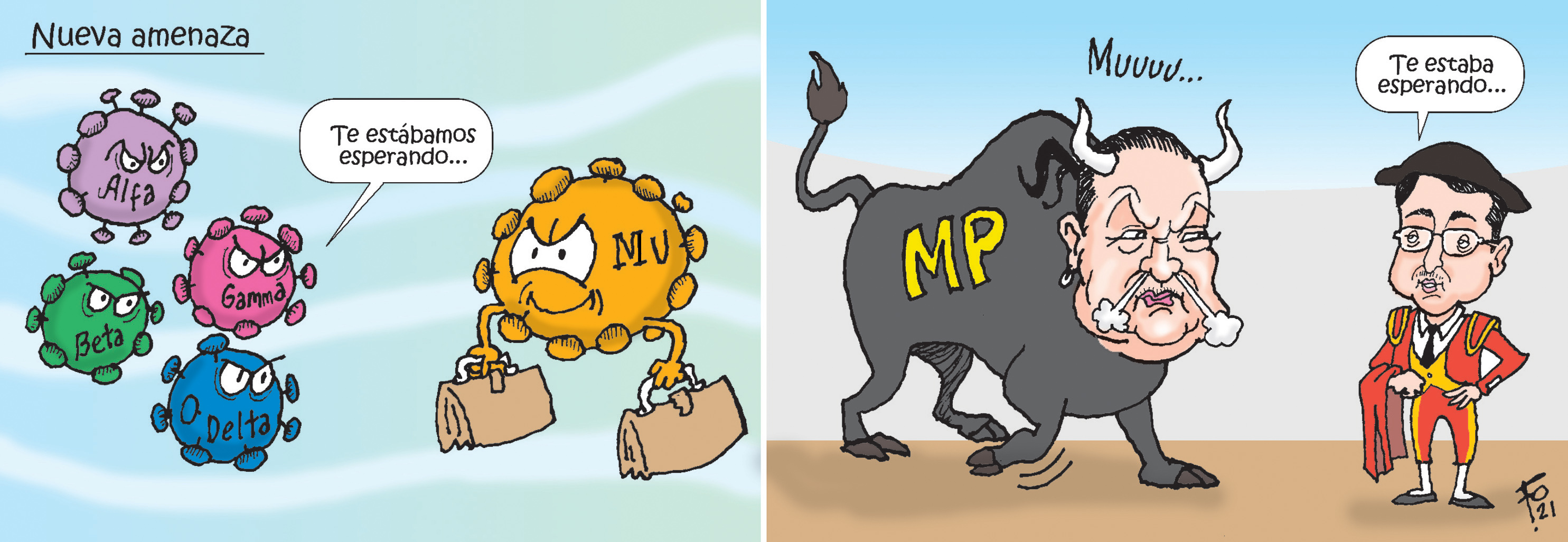 Personajes: Consuelo Porras y Francisco Sandoval.