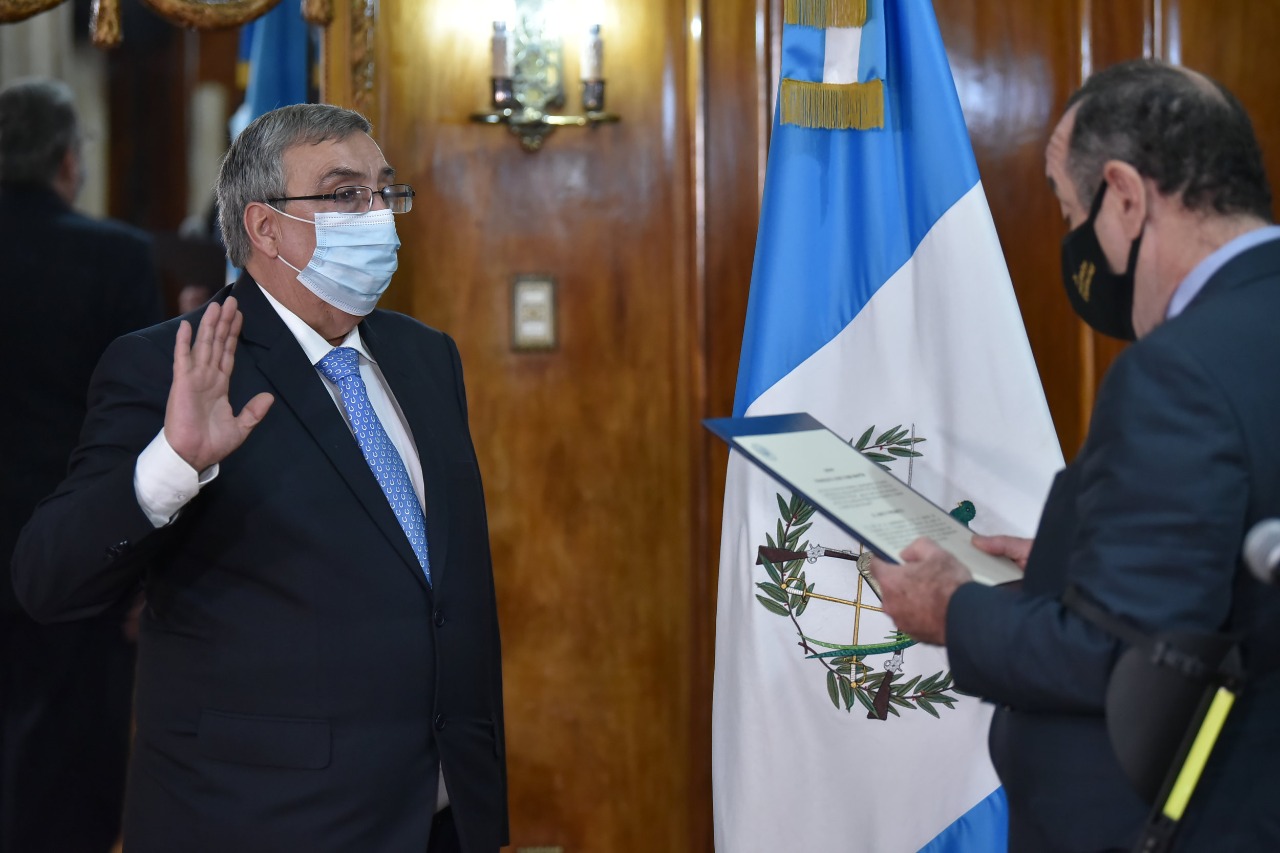 Francisco Coma es el tercer ministro de Salud del Gobierno de Alejandro Giammattei. Fotografía: Presidencia.