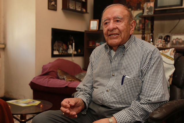 Julio Cesar Anzueto, periodista desde hace mas de 4 décadas compartió sus experiencias con Prensa Libre, recordando como se hacia el periodismo en Guatemala hace muchos años. imagen: Foto Estuardo