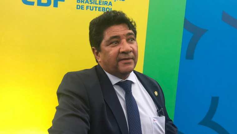 El presidente de la federación brasileña Ednaldo Rodrigues calificó como verguenza lo sucedido ante Argentina el domingo en el camino a Catar 2022. (Foto Prensa Libre: Asociación de Árbitros de Brasil web oficial)