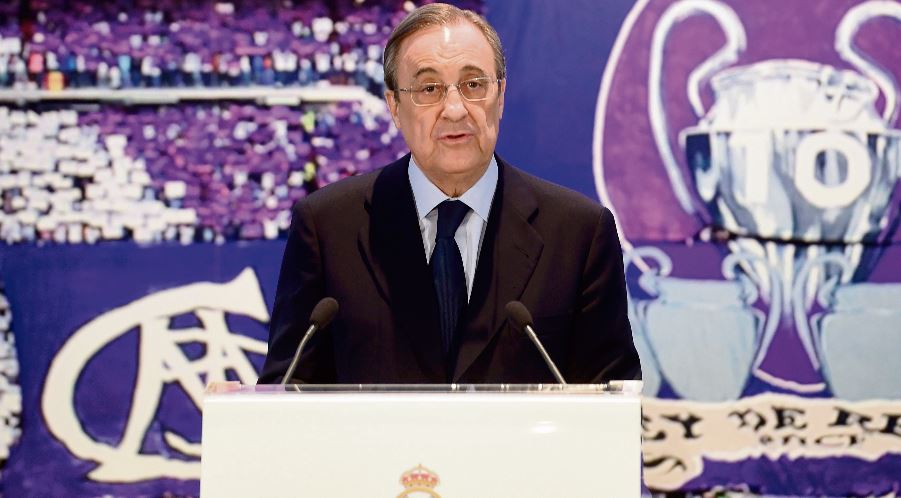Florentino Pérez, presidente del Real Madrid y de la Superliga. (Foto Prensa Libre: Hemeroteca PL)