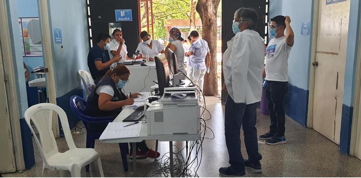El Hospital de Zacapa ya no recibe pacientes con coronavirus, porque ya están colapsados. (Foto Prensa Libre: Cortesía)
