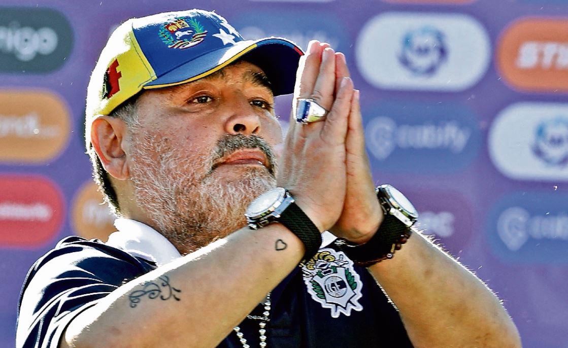 Diego Maradona, exfutbolista argentino que falleció en noviembre del 2020. (Foto Prensa Libre: Hemeroteca PL)