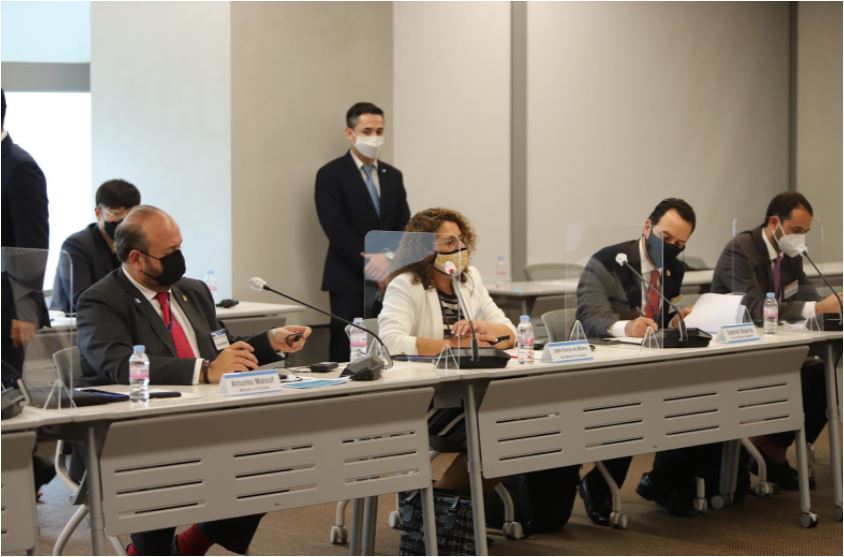 Funcionarios del Mineco acompañados de empresarios y exportadores forman parte de la delegación que se encuentra en Corea del Sur para retomar las negociaciones del TLC para Guatemala. (Foto Prensa Libre: Cortesía)