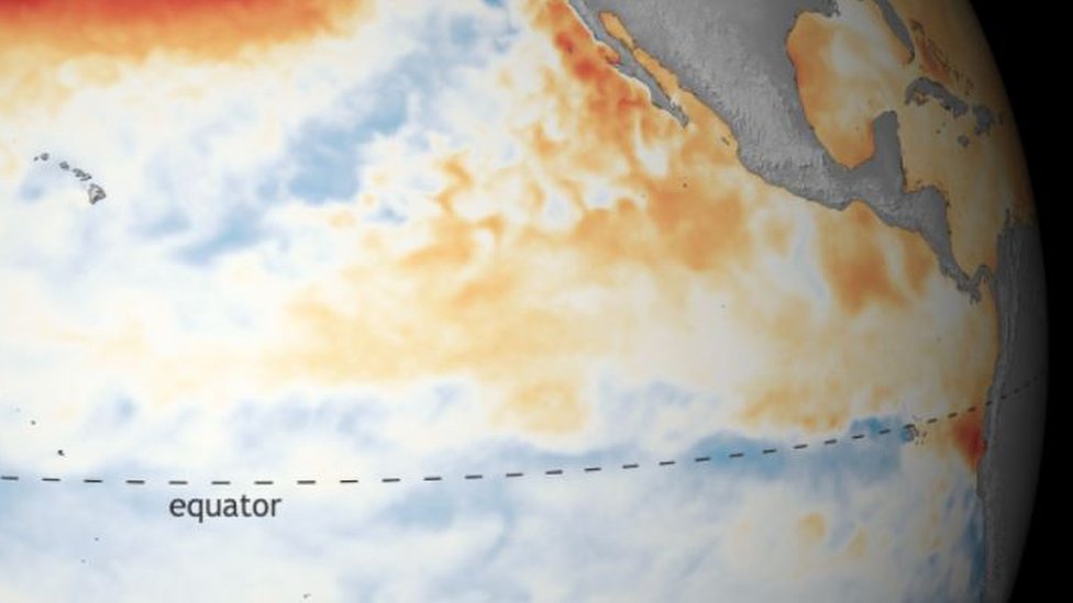 Los expertos han detectado una disminución de la temperatura en el Pacífico. NOAA