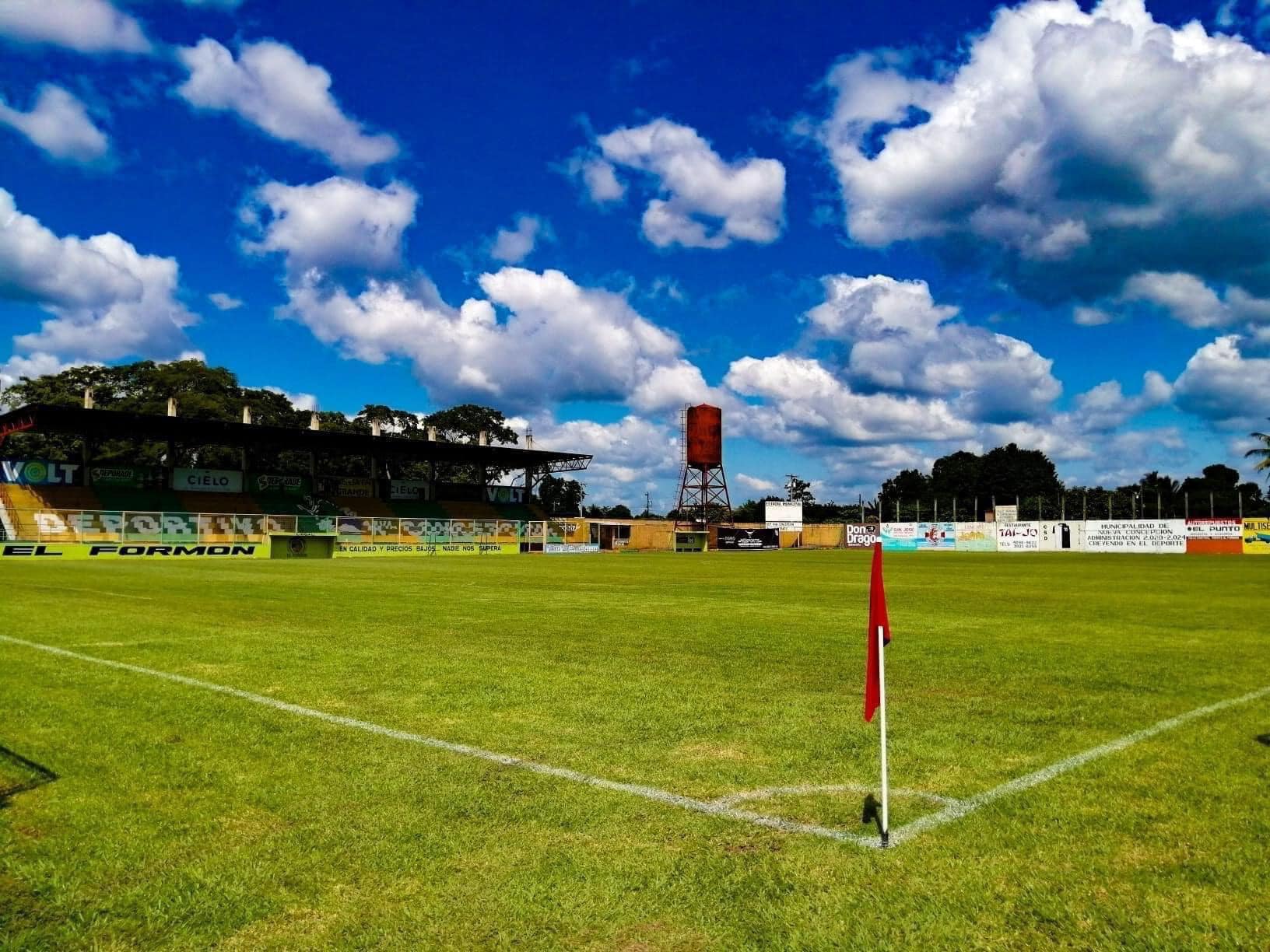 Estadio José Luis Ibarra de la Nueva Concepción, Escuintla. Foto Deportivo Nueva Concepción.