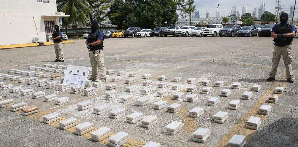 Panamá incauta cifra récord de 96 toneladas de drogas
