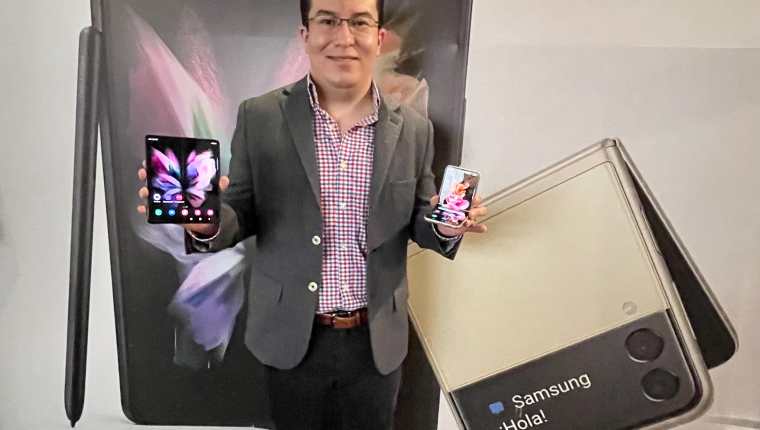 Los nuevos Galaxy Z Flip3 y Galaxy Z Fold3 ya se pueden adquirir en Guatemala. Foto Prensa Libre: Cortesía.