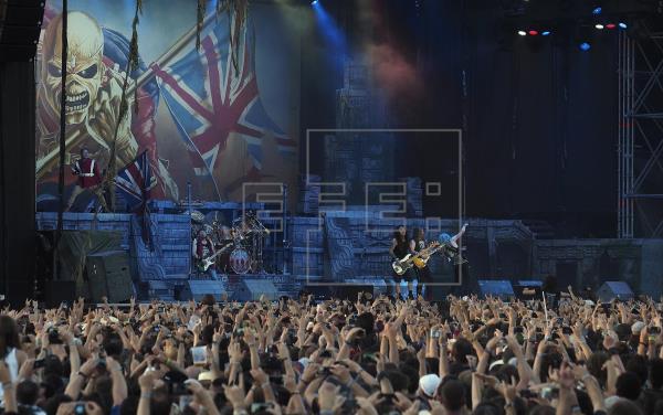 Iron Maiden es una agrupación de heavy metal que ha ganado millones de seguidores durante décadas que ha estado vigente. (Foto Prensa Libre: EFE)
