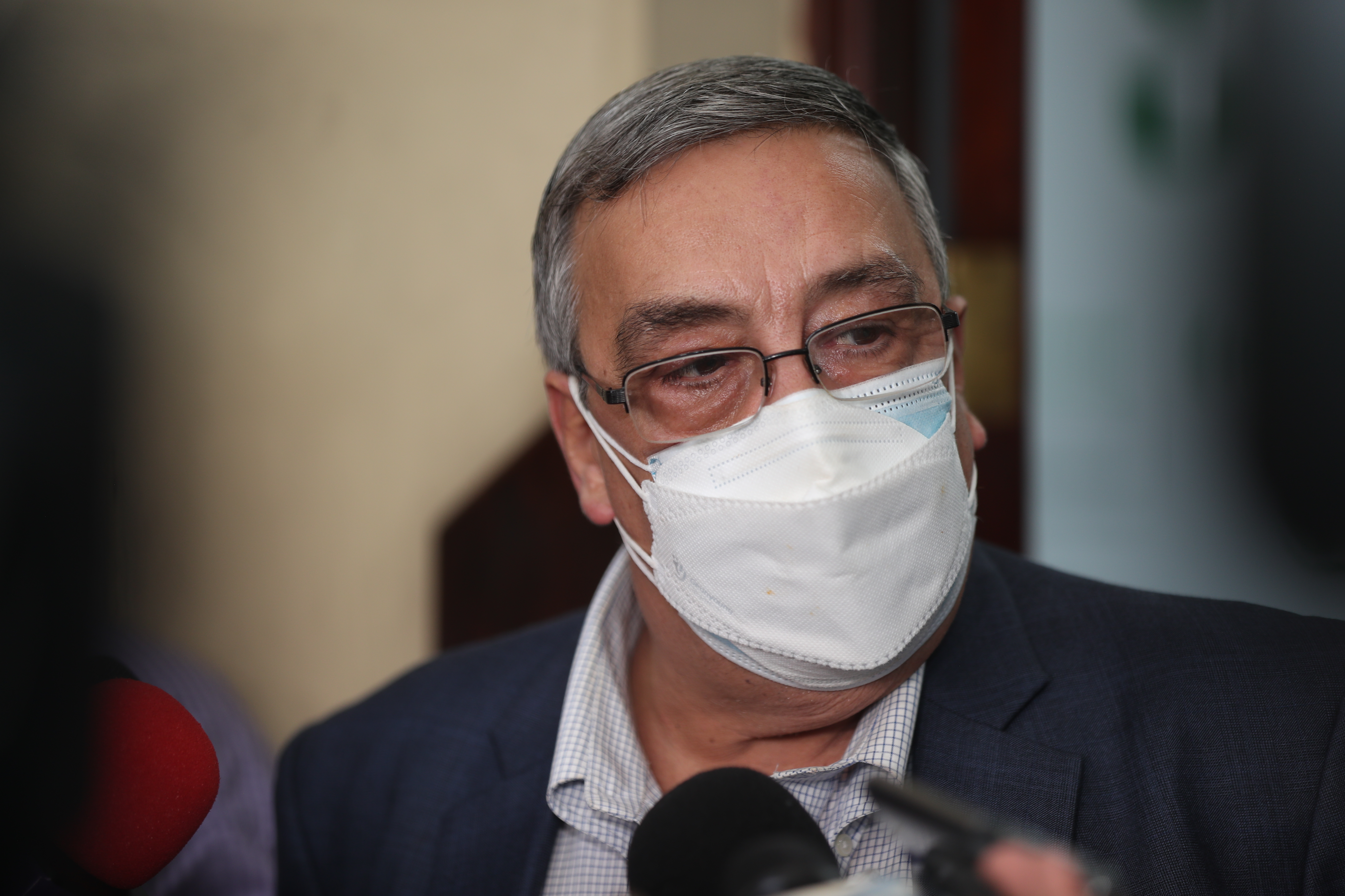 Ministro de Salud, Francisco Coma. (Foto Prensa Libre: Juan Diego González)