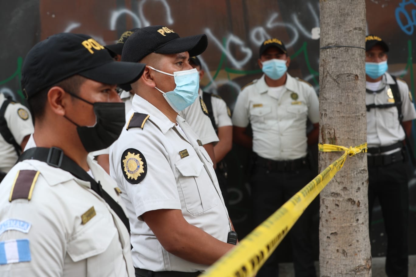 La PNC está en alerta debido a amenazas de parte de los veteranos militares. (Foto Prensa Libre: Hemeroteca) 
