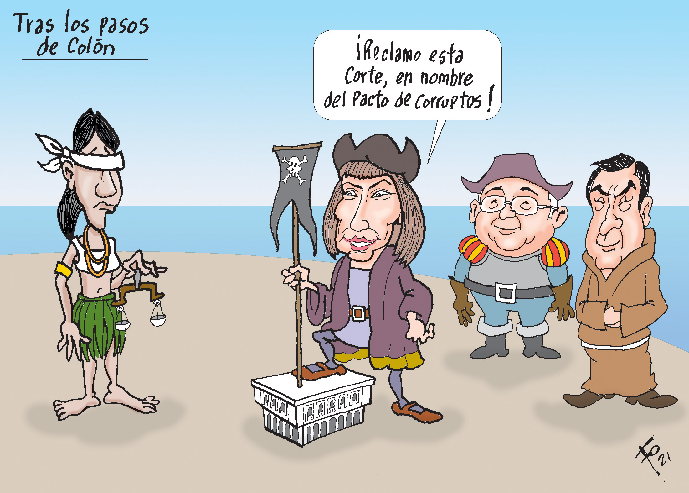 Personajes: Silvia Valdés,  Nery Medina y Josué Baquiax.