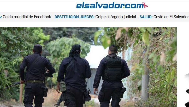 El periódico El Diario de Hoy (EDH), posee el dominio web http://elsalvador.com. (Foto Prensa Libre: El Diario de Hoy)