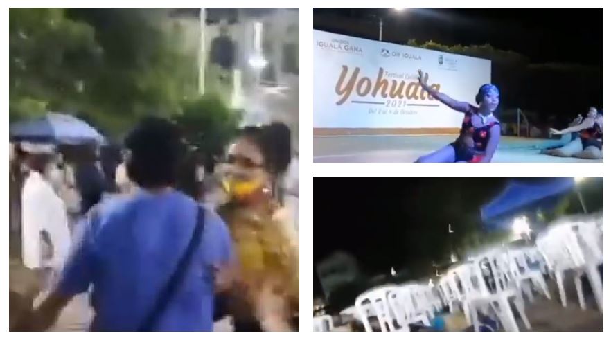 El terror invadió una noche cultural en México. (Foto Prensa Libre: Twitter)