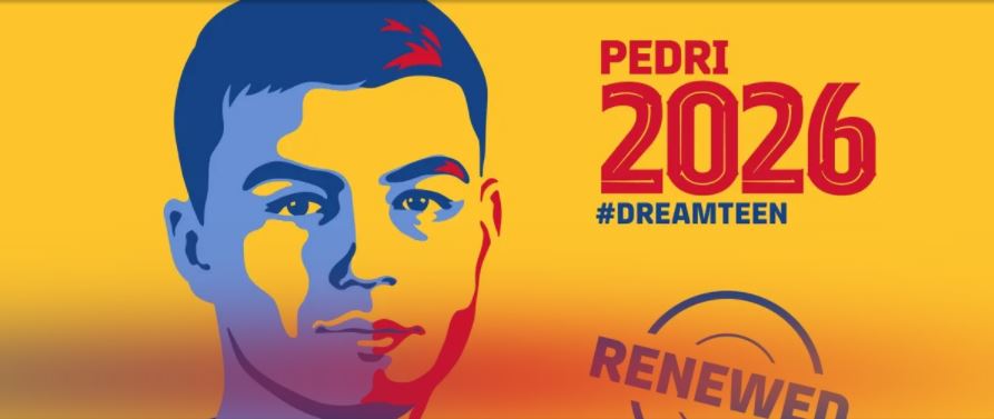 El Barcelona anunció en redes la noticia de la renovación y los aficionados festejaron. (Foto Prensa Libre: FC Barcelona)