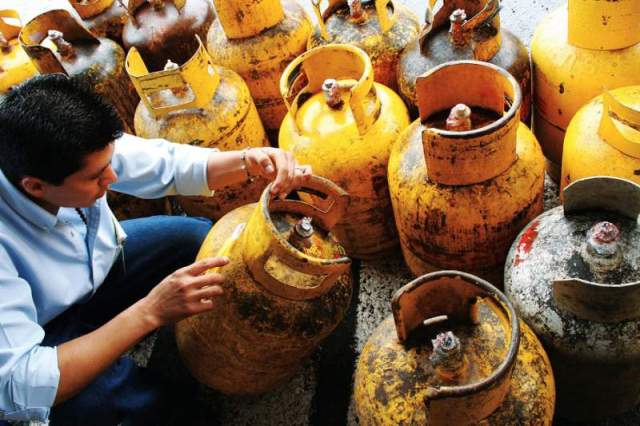 El precio del cilindro de gas registró un incremento el 1 de noviembre 2021 informó la Defensoría del Consumidor de la PDH. (Foto Prensa Libre: Hemeroteca)