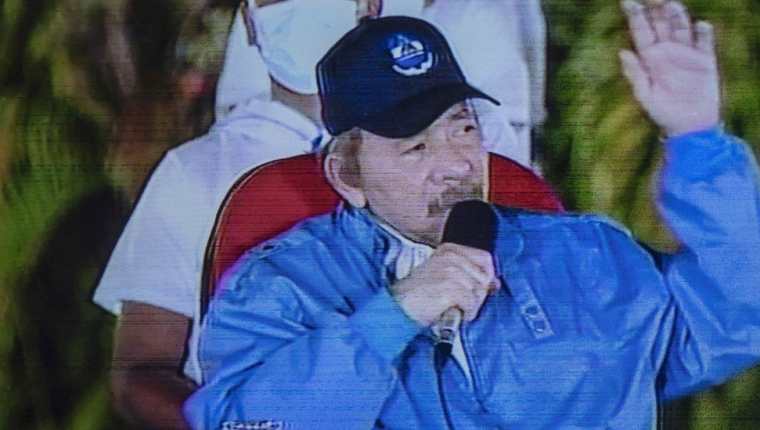 Daniel Ortega habló frente a los observadores internacionales desplazados a su país. EPA