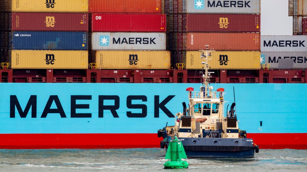 La naviera Maersk registró el período más rentable en sus 117 años de historia. (GETTY IMAGES)