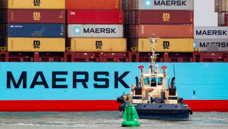 La naviera Maersk registró el período más rentable en sus 117 años de historia. (GETTY IMAGES)