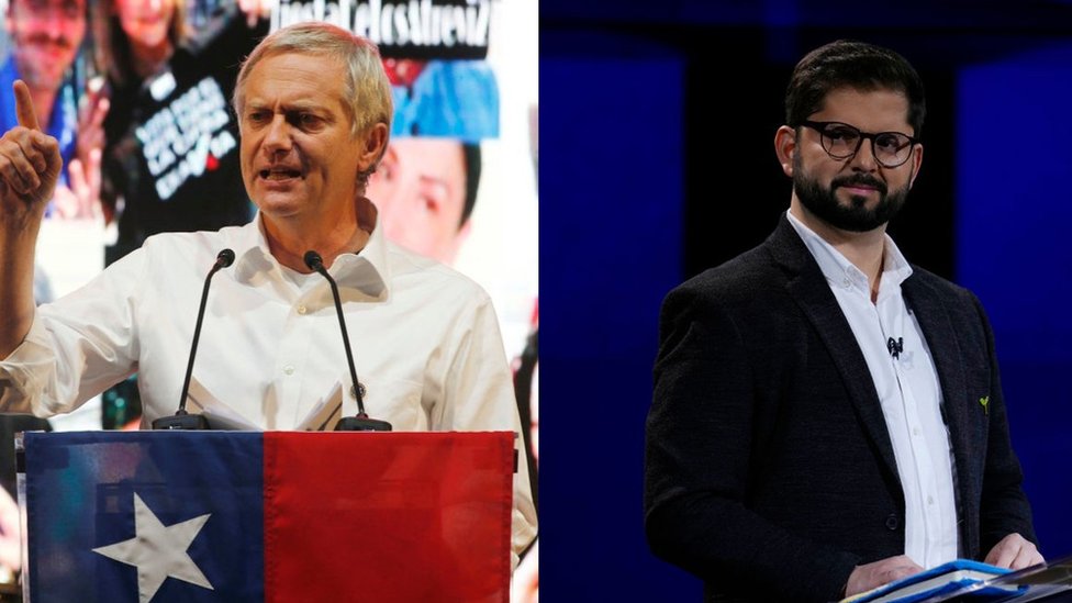 Kast vs Boric: quiénes son los candidatos diametralmente opuestos que se disputarán la presidencia de Chile