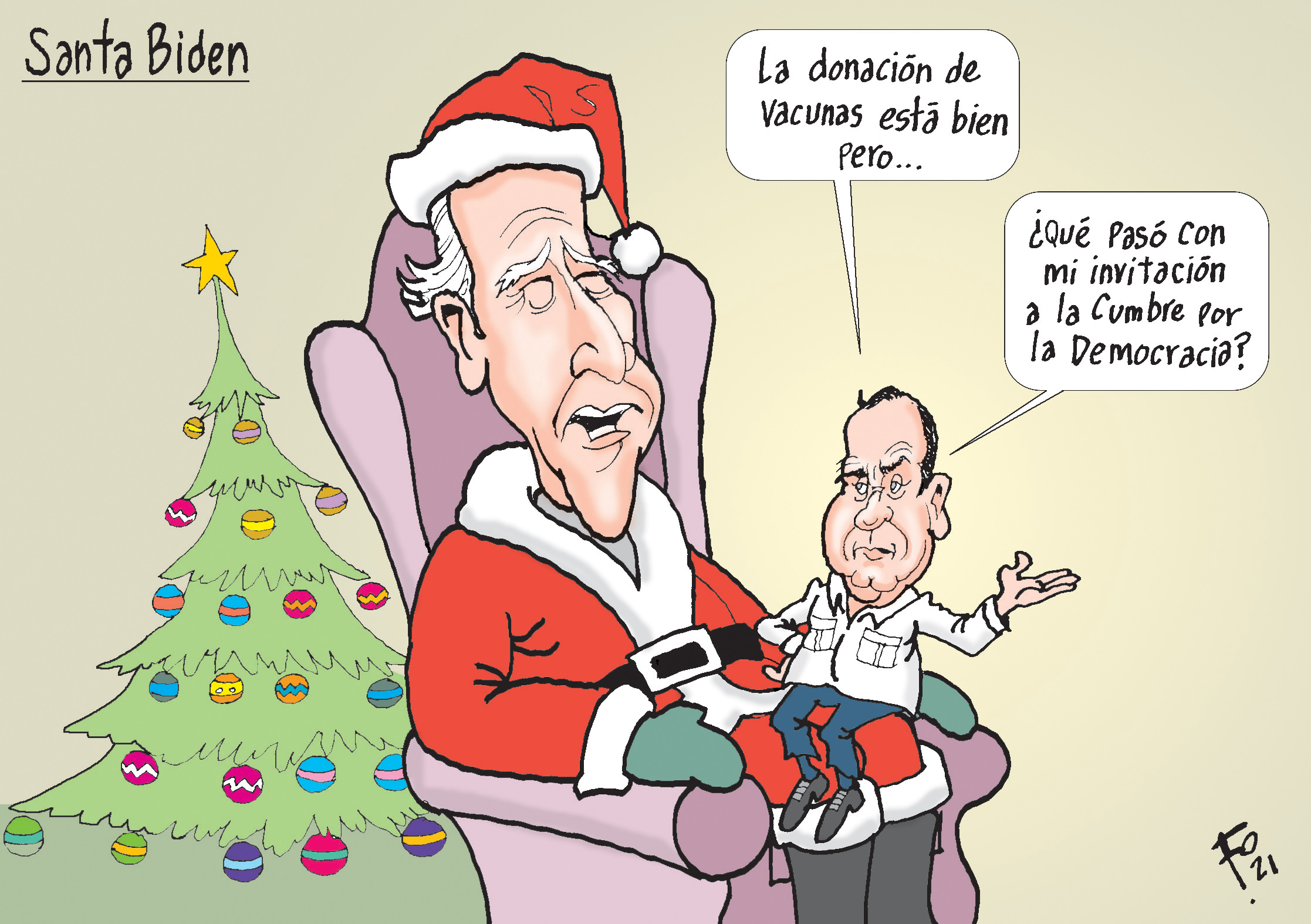 Personajes: Joe Biden y Alejandro Giammattei.