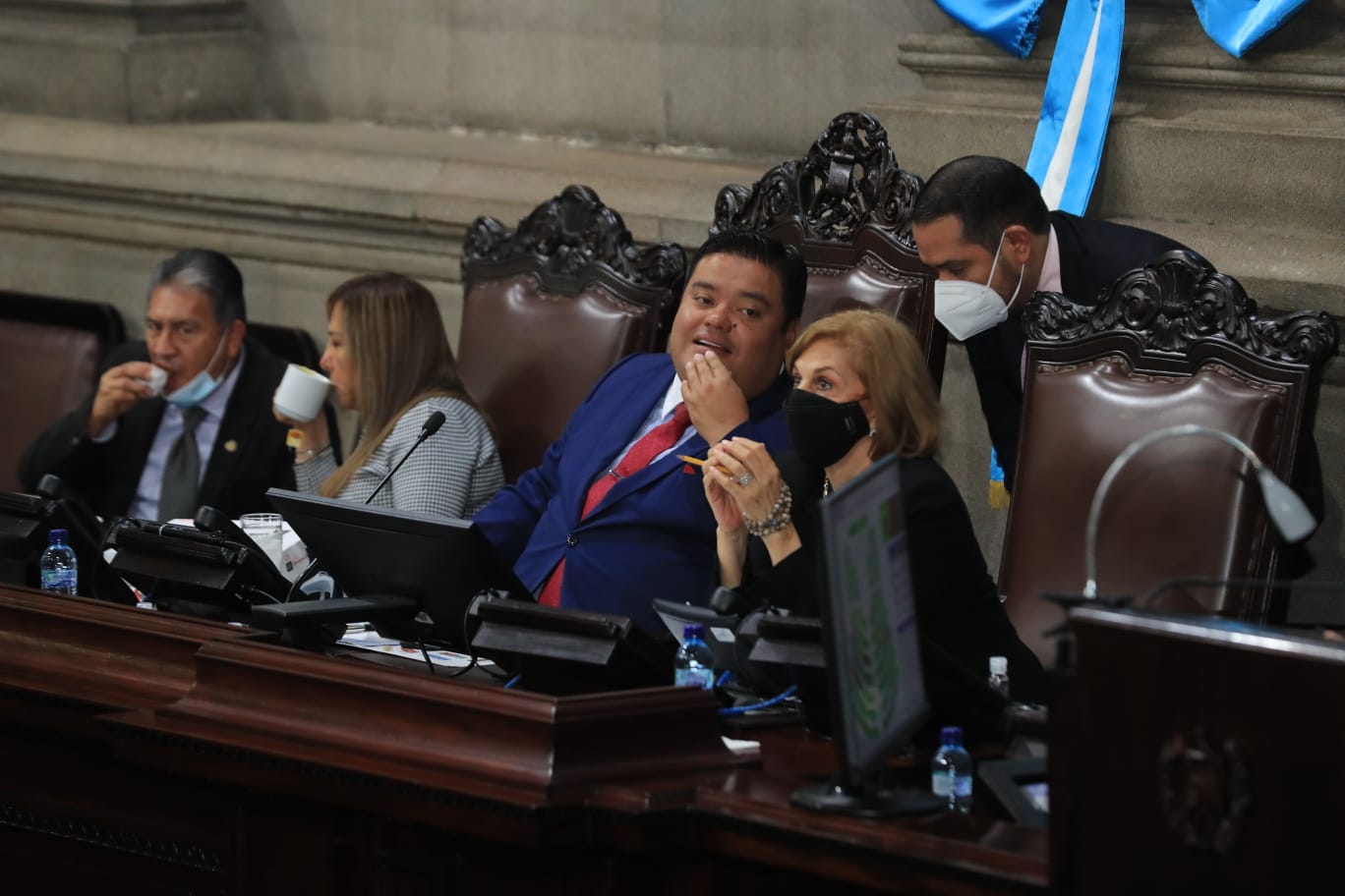 Los diputados pasaron en segunda lectura el proyecto de presupuesto 2022. (Foto Prensa Libre: Byron García)