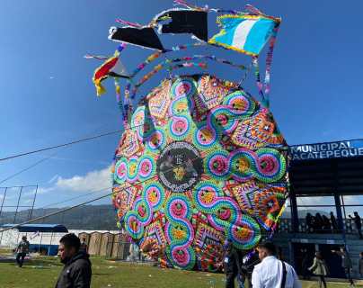 IMÁGENES: Así vuelan los barriletes gigantes durante el festival virtual en Santiago Sacatepéquez