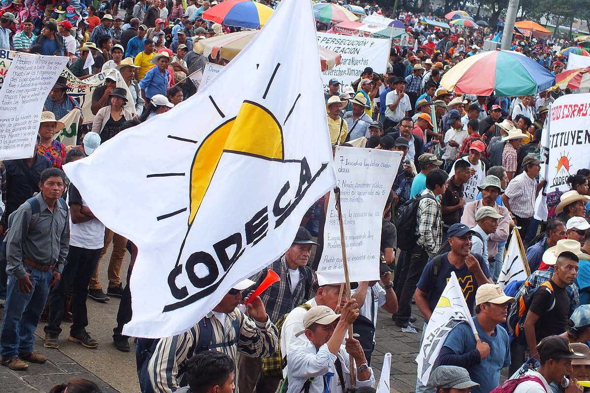 Codeca anunció el bloqueo de varias carreteras del país el lunes y martes de la próxima semana en los 22 departamentos del país. (Foto Prensa Libre: Codeca/Twitter) 