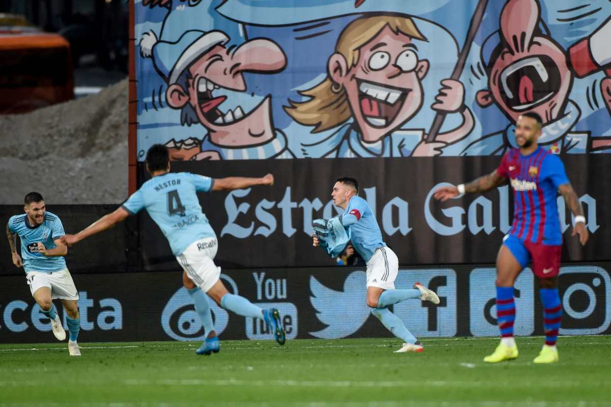 Iago Aspas castigó al Barça que salió hundido en la segunda parte