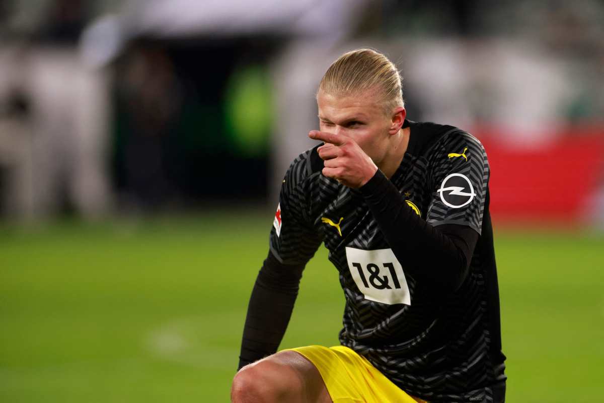 VIDEO | La respuesta viral de una hincha del Wolfsburgo a Haaland en su regreso de lesión con el Dortmund