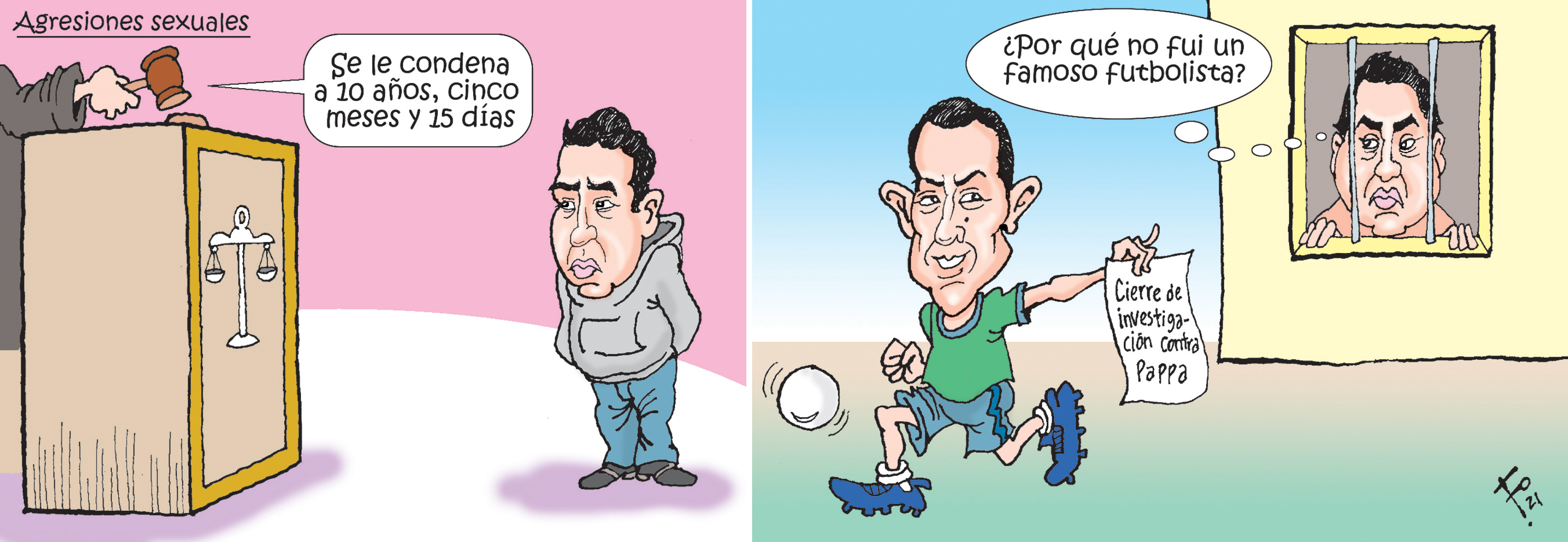 Personajes: Walter Sical y Marco Pablo Pappa.