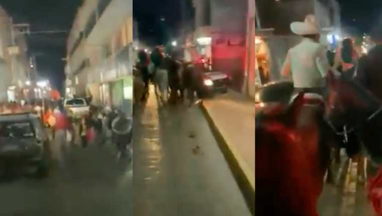 Los pobladores de Valparaíso, estado de Zacatecas, vivieron una balacera entre ambos cárteles. (Foto Prensa Libre: @LPueblo2/Twitter)