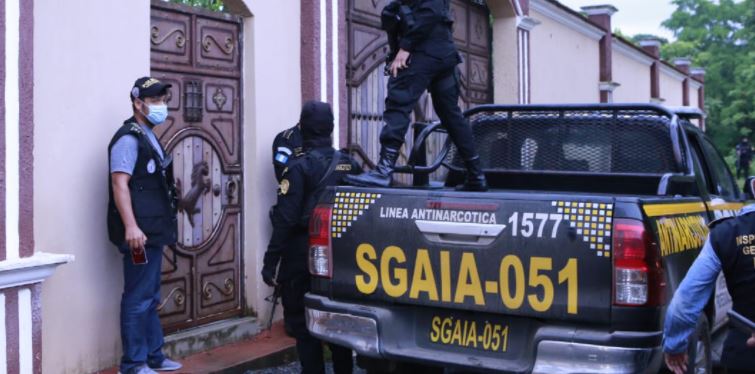 Operativos en Izabal por caso de estructura criminal dedicada al narcotráfico. (Foto Prensa Libre: MP)