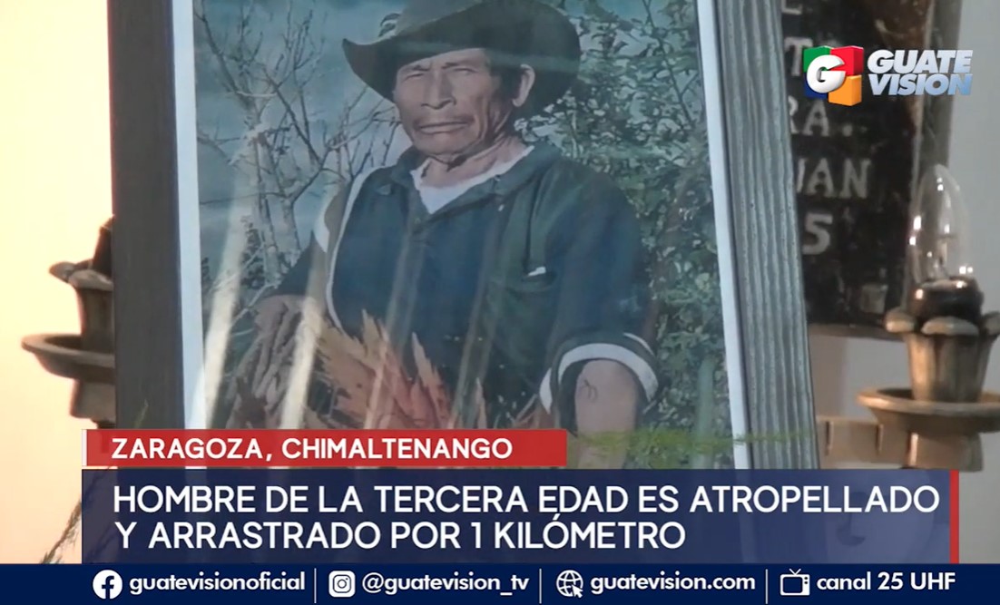 Familia de ciclista de 73 años que murió arrollado en la ruta Interamericana exige a la Policía Nacional Civil detener al responsable. (Foto Prensa Libre: Captura de video) 
