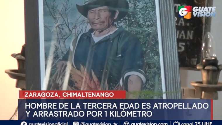 Familia de ciclista de 73 años que murió arrollado en la ruta Interamericana exige a la Policía Nacional Civil detener al responsable. (Foto Prensa Libre: Captura de video) 