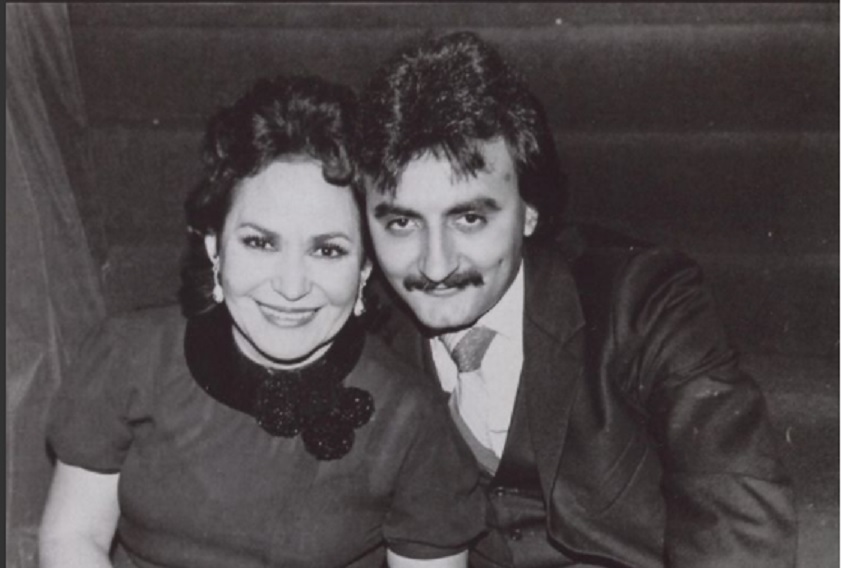 La actriz mexicana Carmen Salinas junto a su difunto hijo, Pedrito Ernesto Plasencia. (Foto Prensa Libre: Instagram)