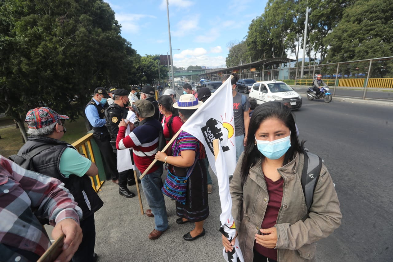 Las manifestaciones y bloqueos de Codeca comenzaron el lunes 15 de noviembre en varios puntos del país. (Foto HemerotecaPL)