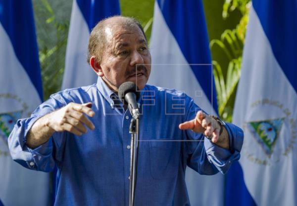 El presidente de Nicaragua, Daniel Ortega, resaltó las buenas relaciones que mantiene con otros país. (Foto Prensa Libre: EFE)