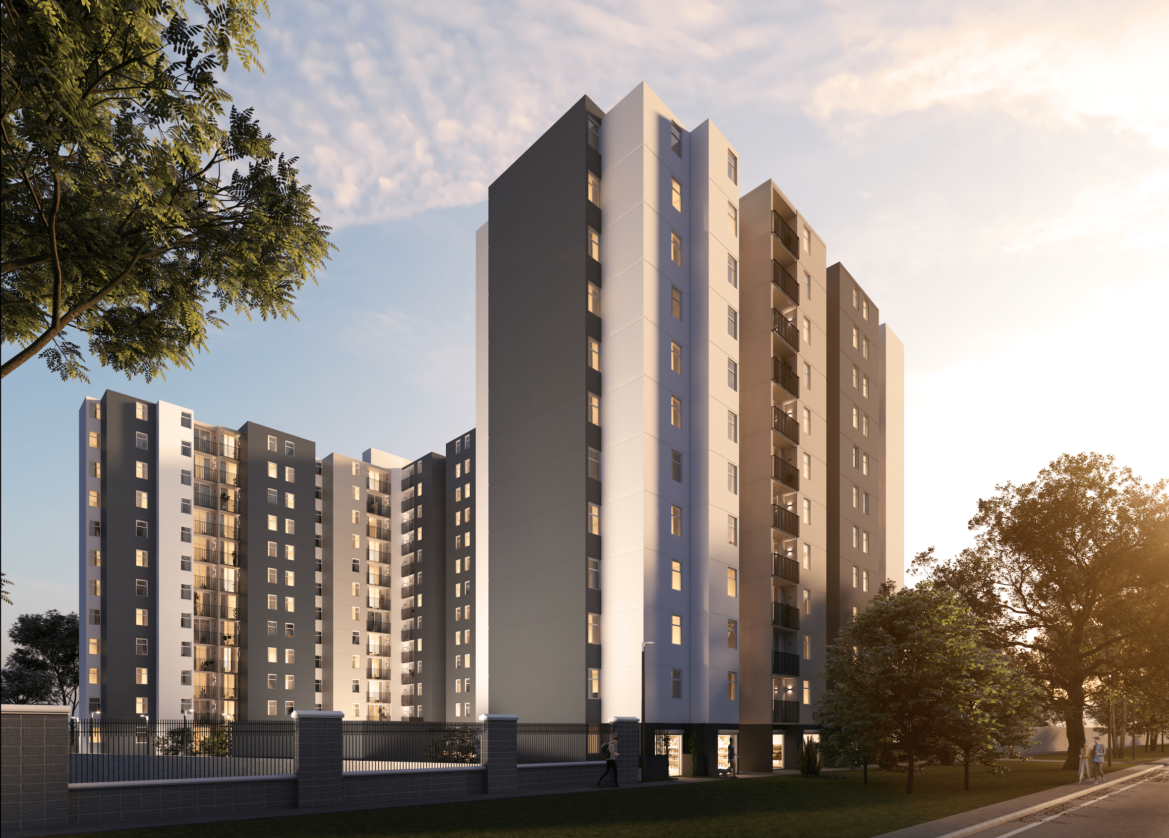 Vías San Rafael es el segundo proyecto de vivienda asequible de Milésimo. Foto Prensa Libre: Cortesía.