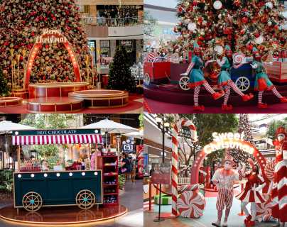 Mágicas actividades navideñas en Oakland Mall, Portales, Miraflores y Naranjo Mall