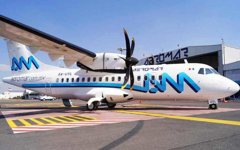 Avión de la empresa Aeromar. (Foto Prensa Libre: Aeromar)