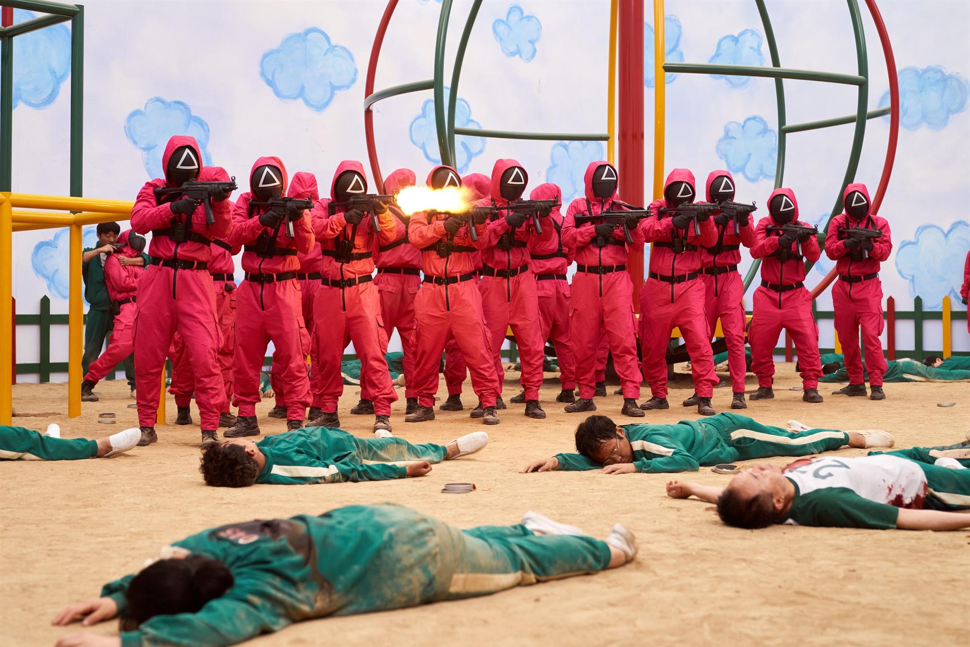 Netflix está negociando la segunda temporada de “El juego del calamar". (Foto Prensa Libre: EFE) 