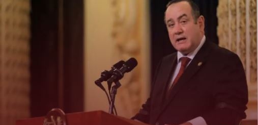 Presidente Alejandro Giammattei. (Foto Prensa Libre:)