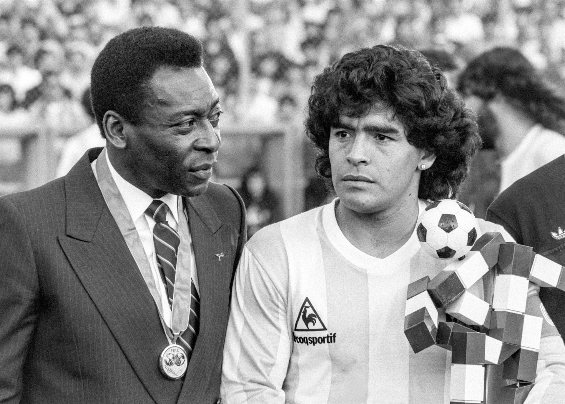 Pelé y Maradona