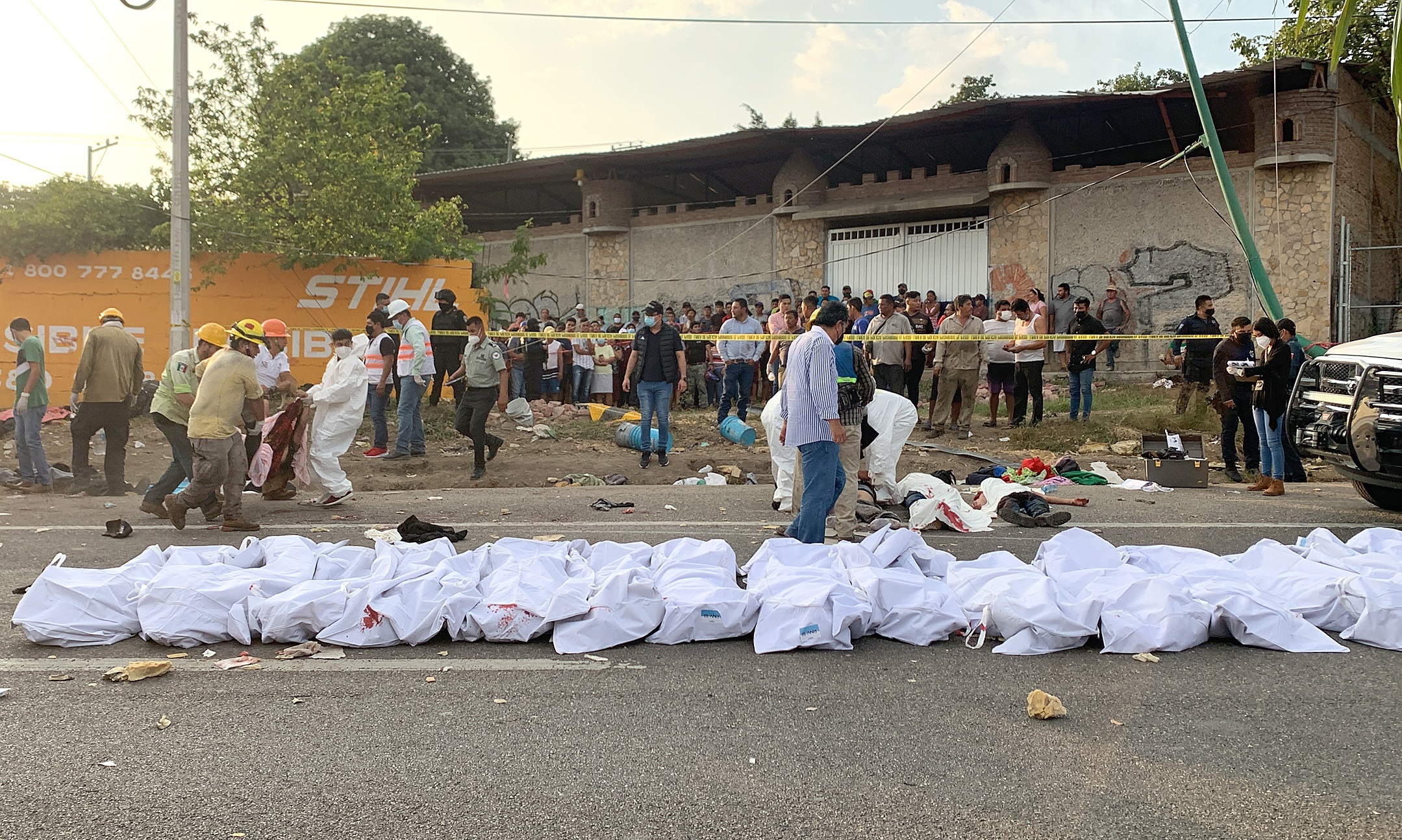 La Conferencia Episcopal pide a las autoridades informar de manera constante la situación de los migrantes guatemaltecos involucrados en el accidente de Chiapas, México. Fotografía: Prensa Libre.