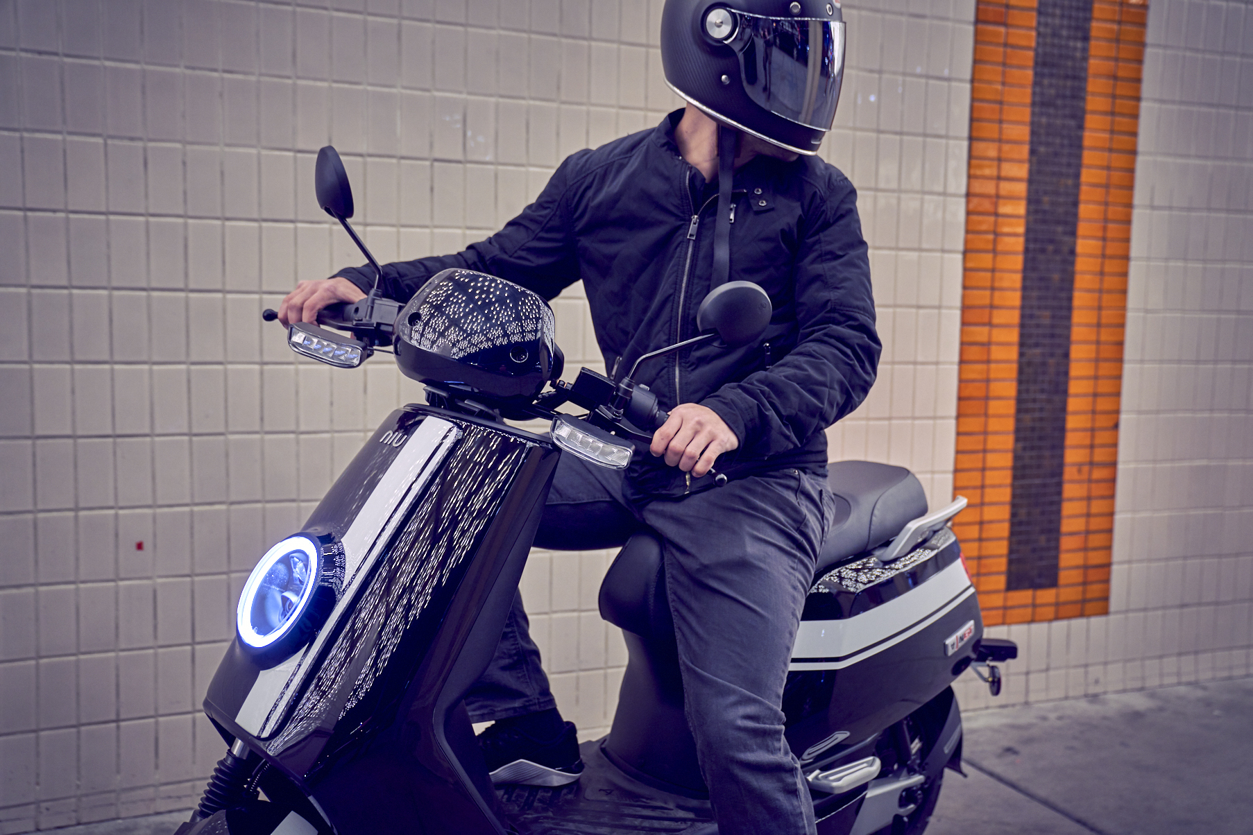Las motocicletas eléctricas NIU ya se están disponibles en el país. Foto Prensa Libre: Cortesía