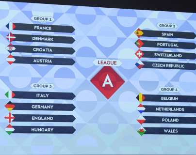 Así quedaron los grupos de la Liga de Naciones de la UEFA 2022-2023